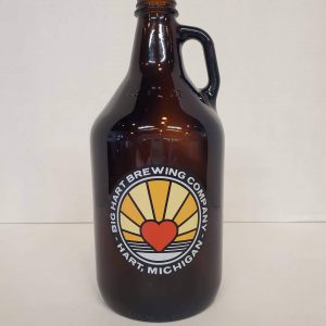 big hart growler that can be refilled with beer